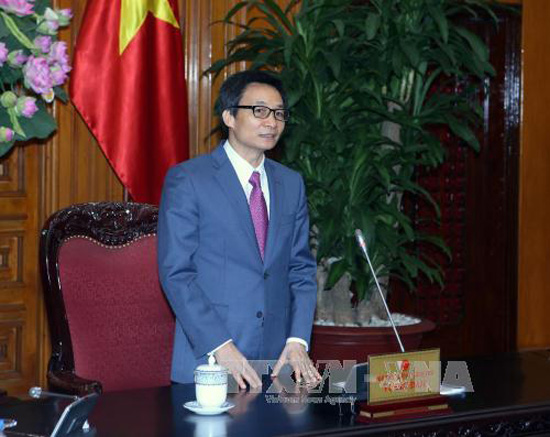 Phó Thủ tướng Vũ Đức Đam tiếp Giám đốc điều hành Quỹ Toàn cầu